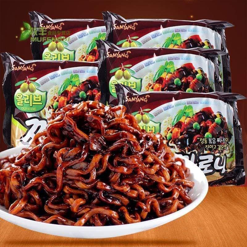 Mì Gà Cay SamYang Hàn Quốc đủ loại Lốc 5 gói x 140g | Mì Hàn Quốc Chính Hãng date mới 5