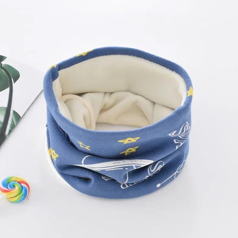 Product Introduction of Kids Winter Scarf Thickened Neckerchief For Boys Girls Neck Warmer Cute Baby Cartoon Scarf Soft Neck Collar Children's Scarves 10