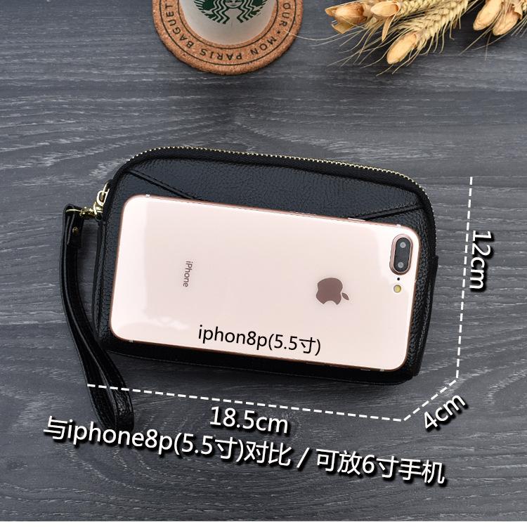 Product Introduction of Túi Xách Nữ PU Mới, Gian Hàng Đơn Giản, Túi Cầm Tay, Màu Trơn, Mặt Mềm, Túi Điện Thoại Di Động 2