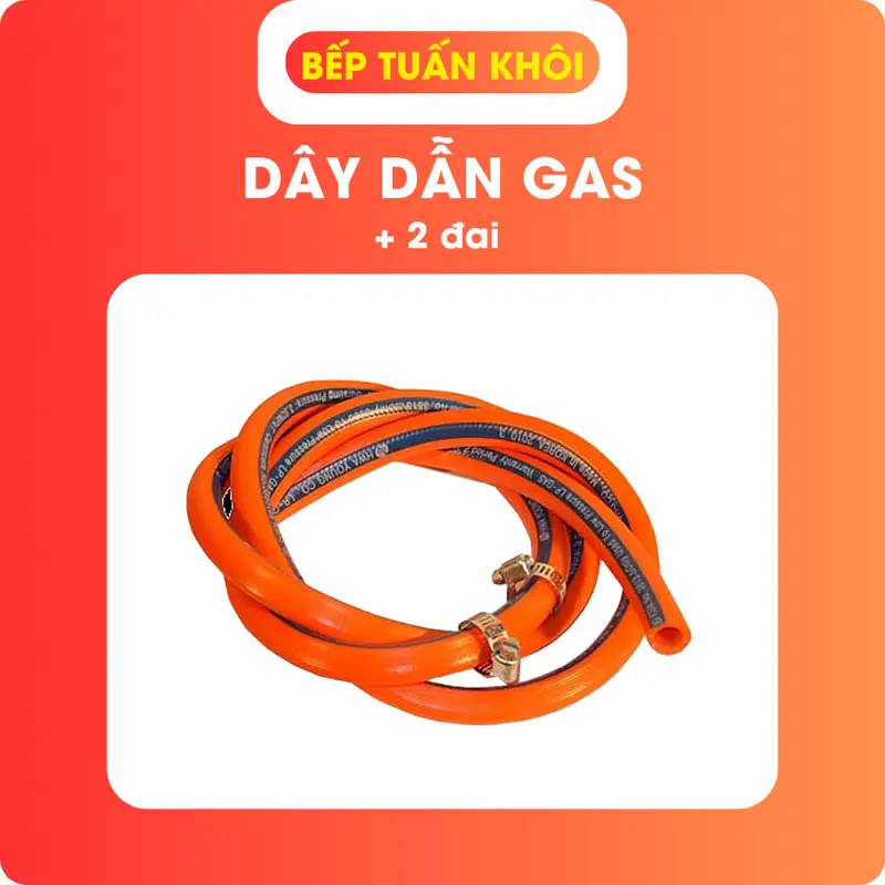 Dây gas, dây ga, lõi thếp Hàn Quốc dành cho bếp gas 1