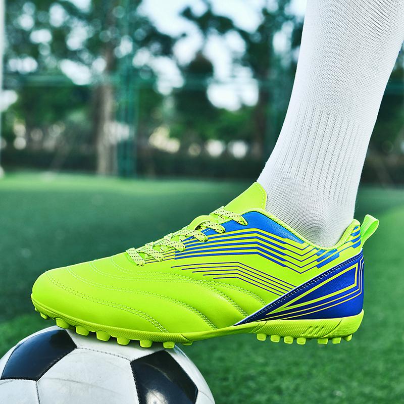 Product Introduction of New Men's and Women's Low Cut Football Shoes with Long Nails, Non Slip, Breathable, Lawn Outdoor Training Shoes for Youth Students 19