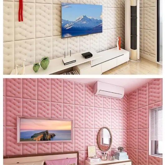 Miếng Dán Tường 3D Dày Dặn Chống Va Chạm Chất Lượng Cao Kích thước: 35 * 70cm, trang trí nhà cửa. Decor Decor Phòng Decal 1