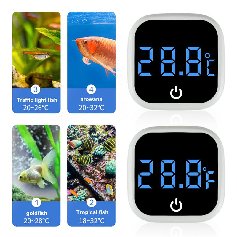 Curated visual reference: Fresh Look at Oneouve Fish Tank Digital Thermometer With Accurate Led Display