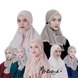 FREE BABYGOLD El-Zaze Mukenah Dewasa Terusan Mewah Jumbo RUBBY Matt.Rayon Mix Tille