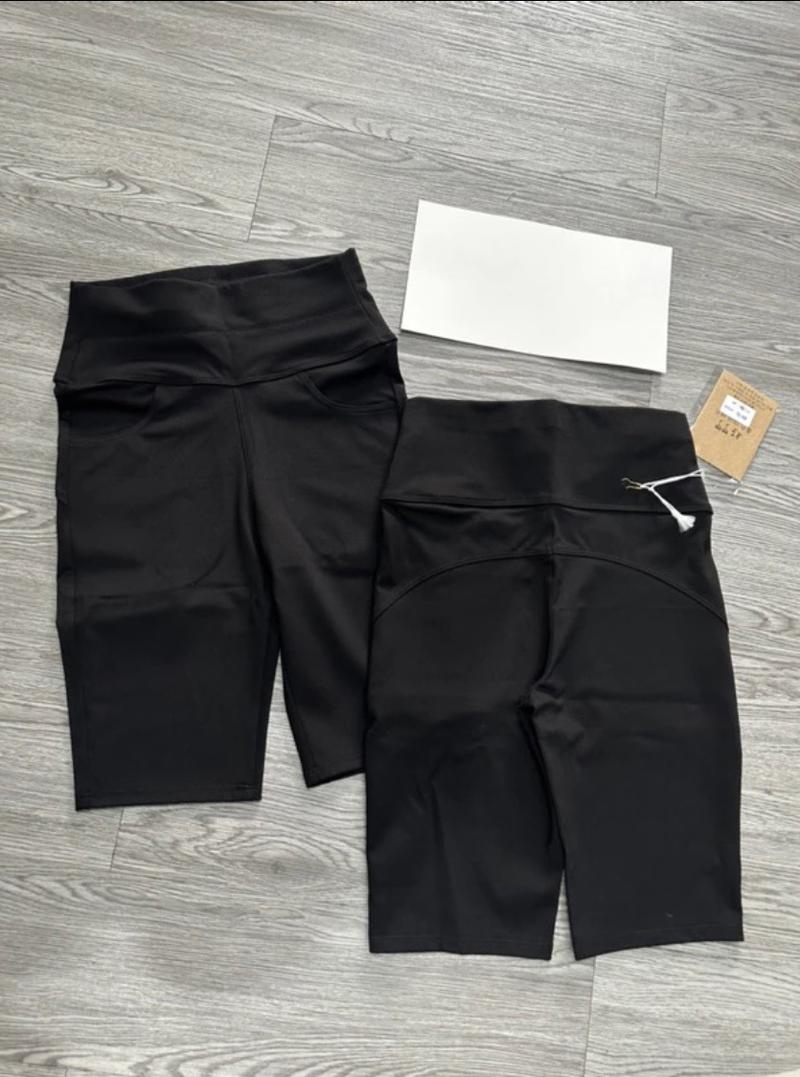 Product Introduction of [Combo 2 quần] Quần legging lửng 2 túi trước, nâng Mông cạp cao ken bụng dáng trên gối . Co dãn 4c dầy dặn thấm hút mồ hôi 10