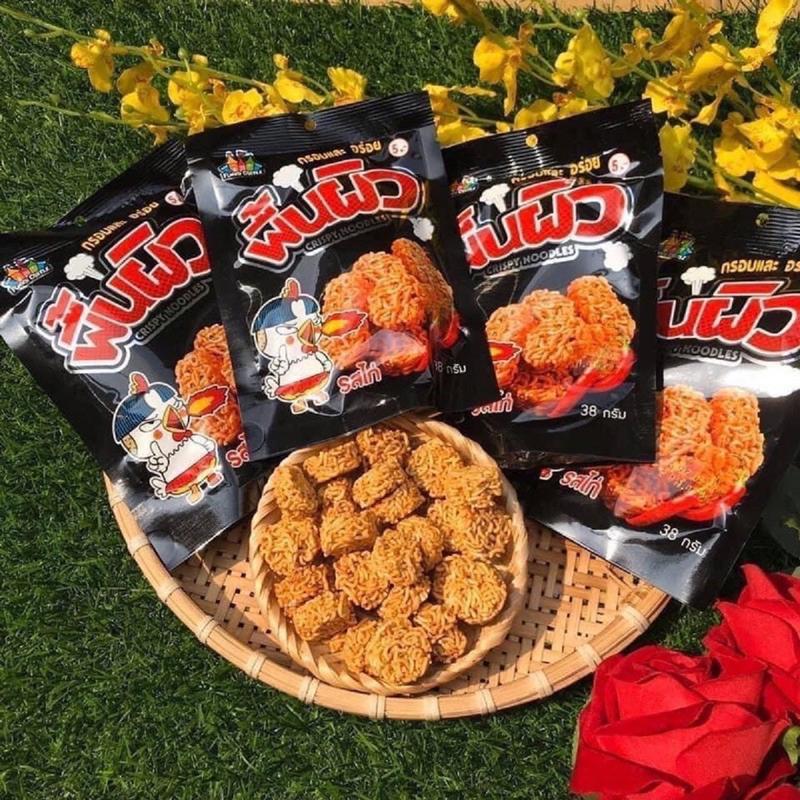  Snack Mì Đen Thái Lan Vị Cay Ăn Liền LỐC 12 GÓI 
