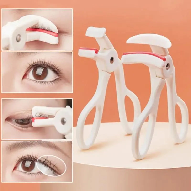 Natural Effect Eyelash Curler, 1 Count Beauty Tool Clip, Silicone Pads Lash Curling Tool, Eye Makeup Lash Lifting Tool, Cosmetic