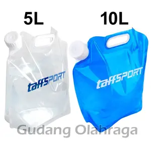 TaffSPORT Kantong Air Lipat Portable Camping Water Bag 5 10 Liter Jerigen Lipat