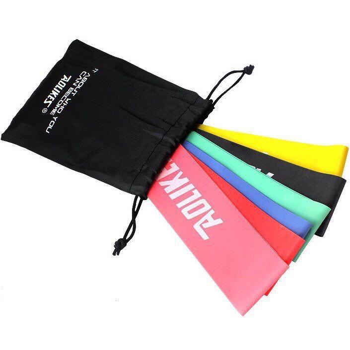 Dây kháng lực miniband tập Gym Yoga Aolikes AL3601 Dây Kháng Lực Tập Cơ Chân…