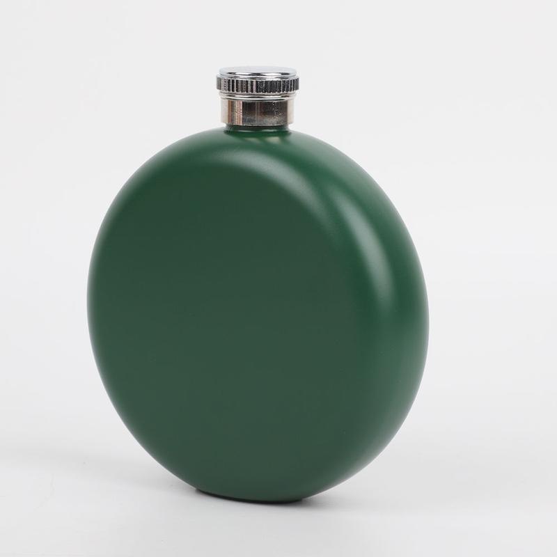 Bình đựng rượu bằng thép không gỉ, Boutique cao cấp, Hình tròn, Dung tích 5 Oz, Thích hợp cho quà tặng doanh nghiệp và sử dụng ngoài trời, Bình đựng rượu Cầm Tay dành cho nam giới, Có thể tùy chỉnh 8