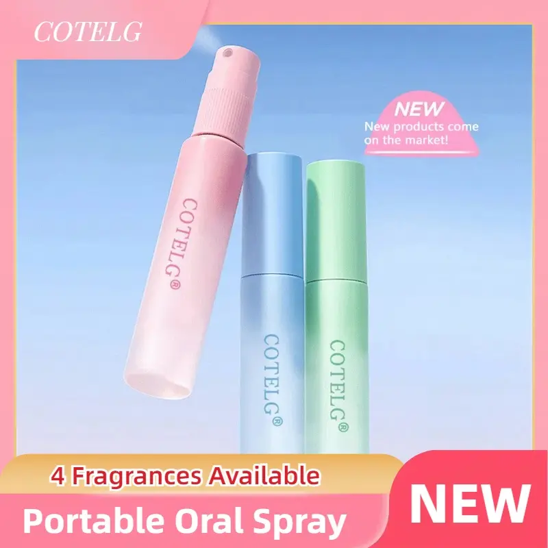 Xịt Miệng, COTELG, Làm Dịu Miệng Lâu Dài, 17ML, Xịt Răng Miệng Bạc Hà, Thảo Dược, Làm Mát, Loại Bỏ Hơi Thở Khói, Điều Trị Hôi Miệng, Nhỏ Và Cầm Tay [Thanh Toán Khi Nhận Hàng]