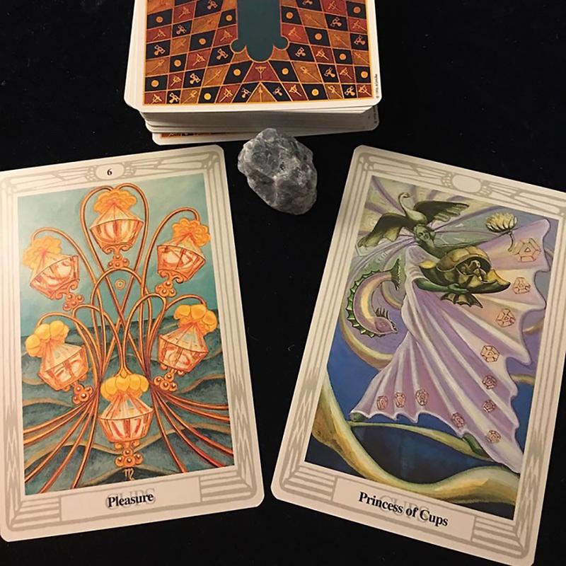 Bộ Bài Tarot Cleister Crowley Thoth Tarot Tặng Đá Thanh Tẩy 5