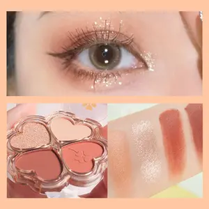 【ANISAHEN】 Palet Eye Shadow 4 Warna Palet Rias Wajah Matte Glitter Eye Shadow