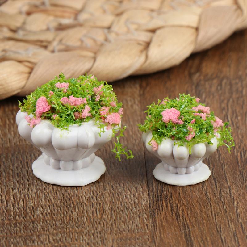 Product Introduction of [zfe]1:12 Dollhouse Mini Furniture Accessories Mini Green Plant Bonsai Flower Pots 11