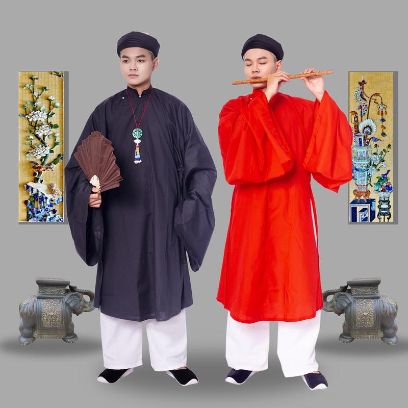 Áo tấc nam (áo ngũ thân tay thụng)