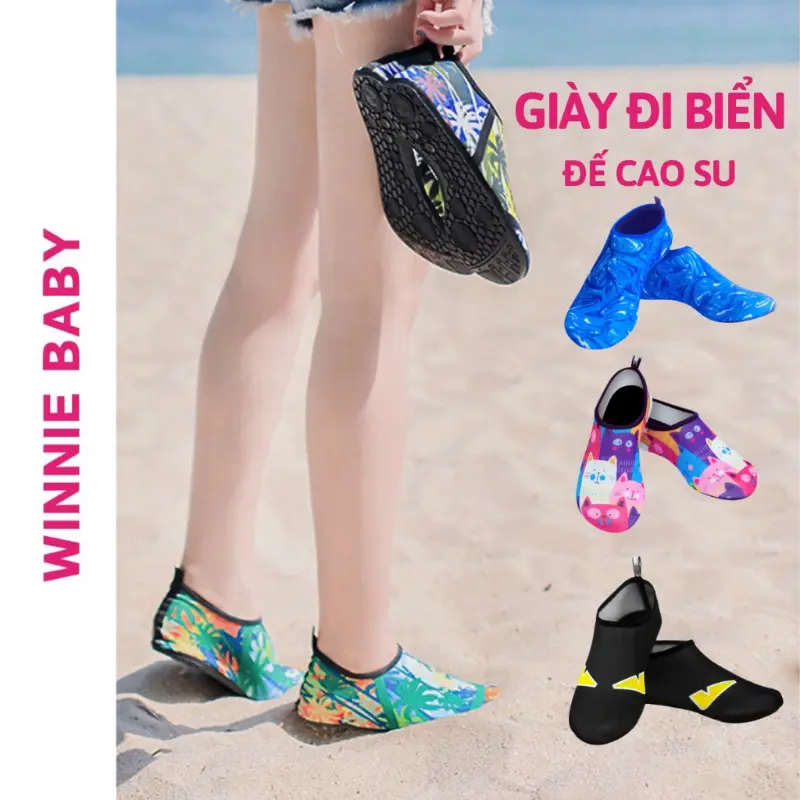 Giày Đi Biển, Dép Đi Biển, Giày Lặn Biển, Giày Lội Nước, Đồ Bơi, Đồ Đi Biển Thời Trang NAM NỮ Đế Cao Su Chống Trơn Trượt
