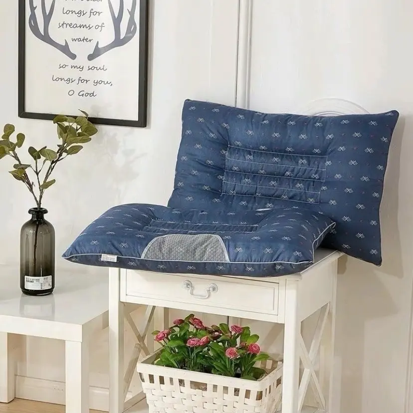 gối matxa công thái học 2 mặt bông và mặt matxa kích thước 50x70 nặng 1,6-2kg ( cặp ) gauk emmen gối  nằm gối  nằm gối  công