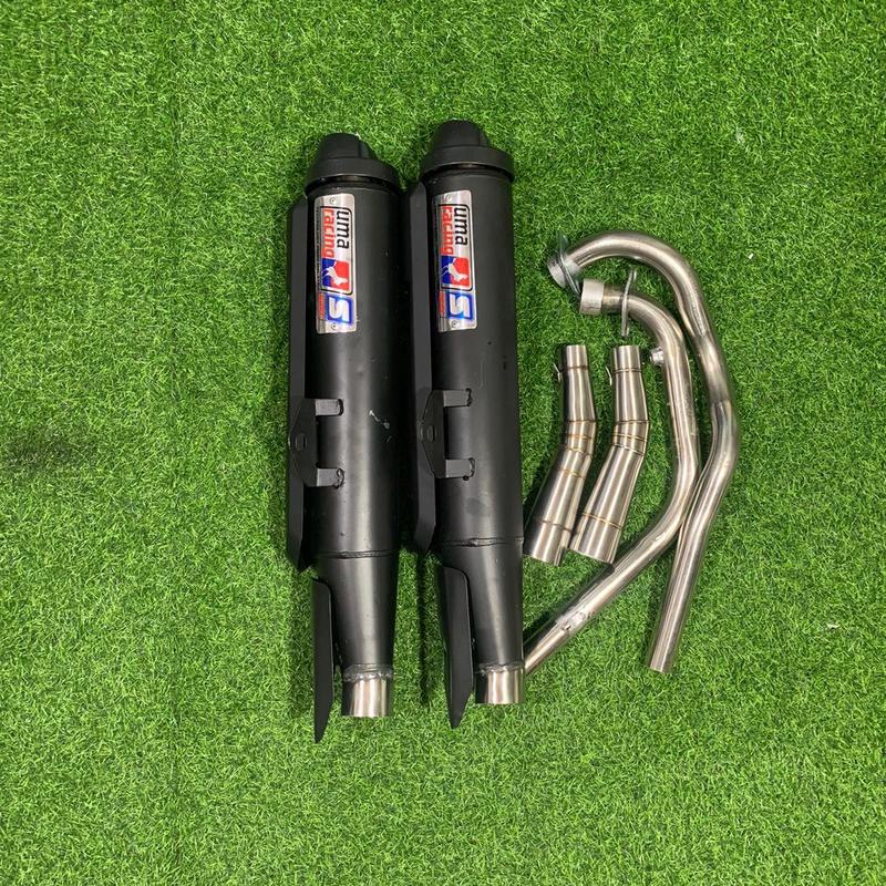 Pô tăng uma v4 móc nỉ kèm tiêu tiện gắn được nhiều dòng xe EXCITER WINNER SONIC RAIDER kèm cổ bát (có lựa chọn xe)