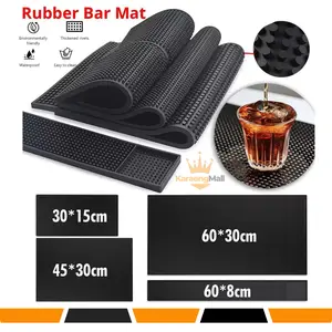Tatakan Pengering Gelas Piring Alas Mat Rubber Spill Proof Antislip Cuci Piring / Bartender Rubber Anti Slip / Tatakan Gelas Piring Meja Bar Dapur Cafe / Alas Karet Meja