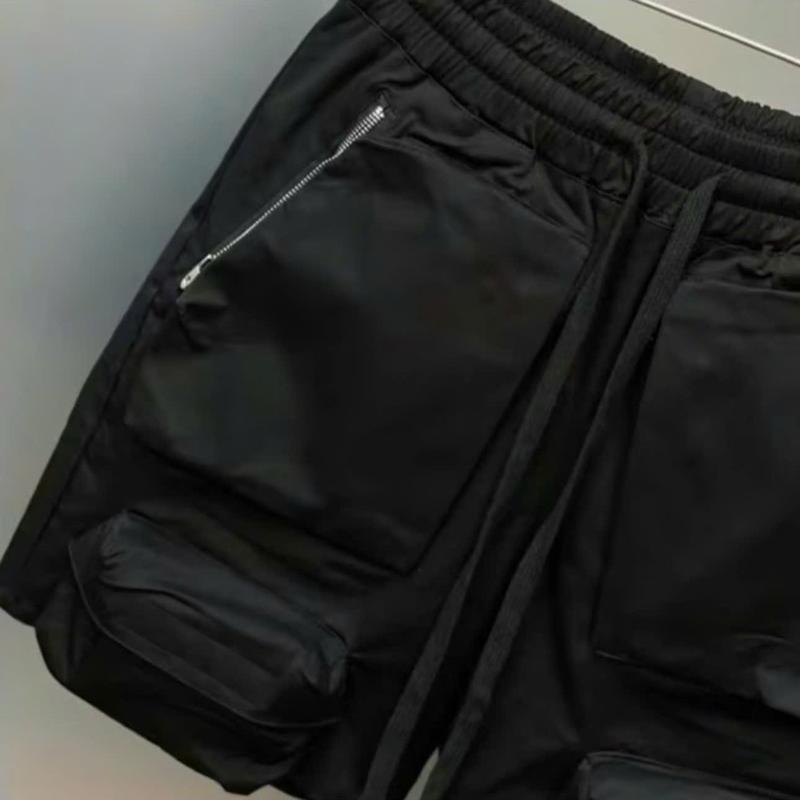 Quần Short QA68 chất liệu kaki dày dặn hoạ tiết mix túi hộp phối khoá thời trang nam 5
