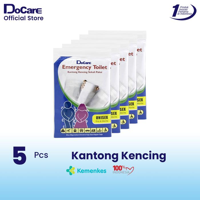 Gambar [Promo Bundling 5 Pack] - DoCare Kantong Kencing Sekali Pakai - Kemasan 1 Pcs dari Docare Laras Indonesia Kab. Bekasi Tokopedia
