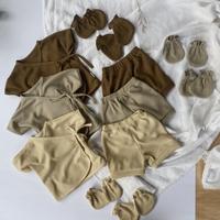 Gambar SHOPBYAUNTY - Kimono Premium Bayi Newborn Set 0-6mo - Chocolate, Short, NB-6Mo dari Shopbyaunty Kota Tangerang 5 Tokopedia