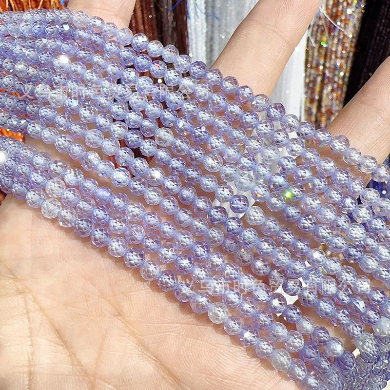Product Introduction of Hạt pha lê Zircon, nhiều màu, Hạt chuỗi nhiều cắt, Vật liệu sản phẩm bán thành phẩm, Hạt chuỗi dài, Phụ kiện Thủ Công tự làm, Hạt 9