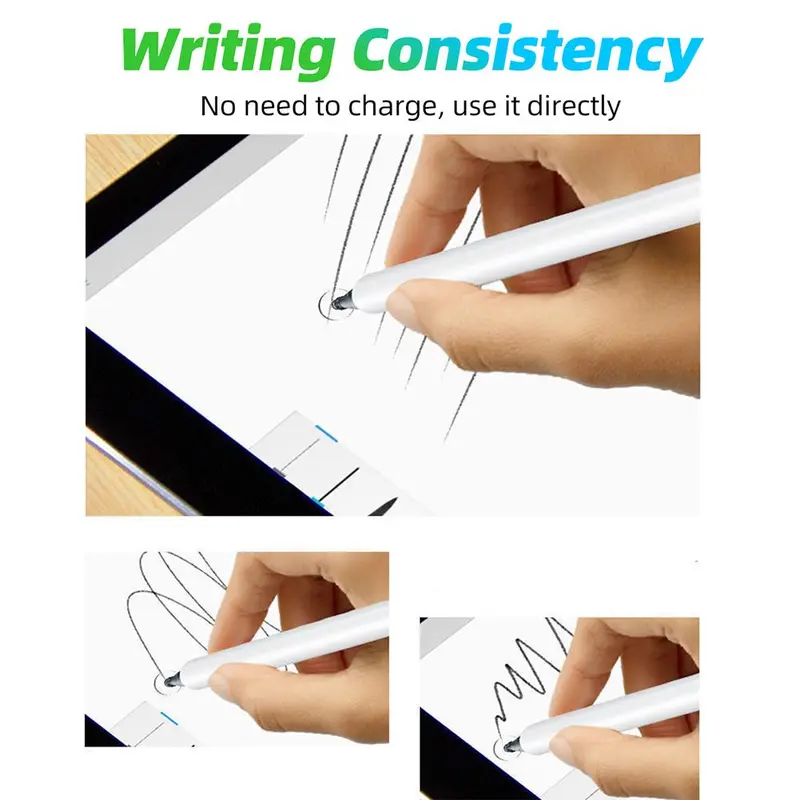 Bút Cảm Ứng 2 Trong 1, Bút Cảm Ứng Thông Dụng, Dành Cho Điện Thoại Thông Minh Android Và IOS Android, Bút Cảm Ứng, Thích Hợp Để Chụp Ảnh Và Viết 4