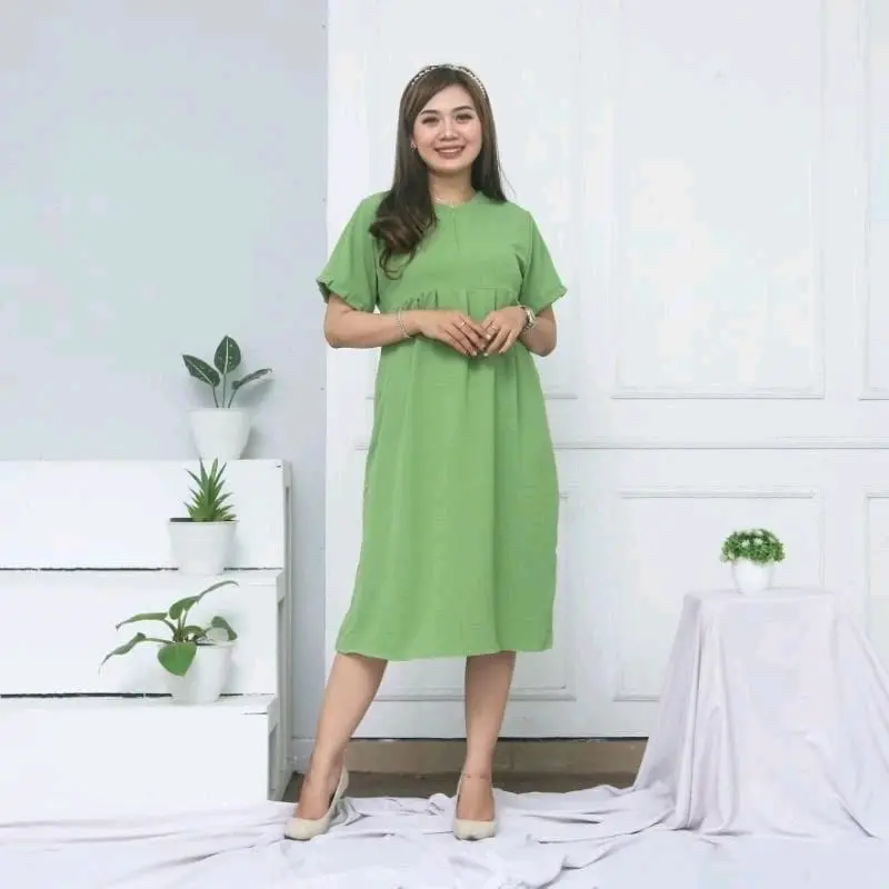 dres krinkle airflow realsleting, daster krinkle airflow real sleting, dre Polos Bumil/ Busui