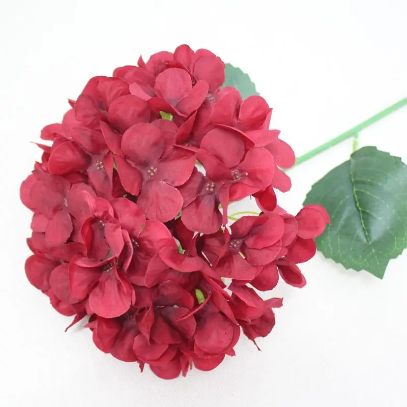 Artificial Hydrangea Flower, 4 Counts Faux Flower, Decorative Flower for Home Party Wedding Anniversary Festival 6