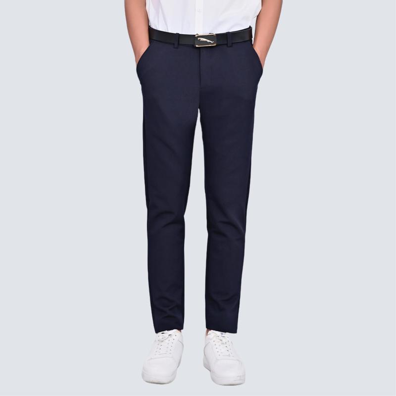 Quần Tây Âu Nam CSDFASHION[FREE SHIP] Co Giãn 4 Chiều Khóa Kéo Vải Cotton Thoáng Khí Dễ Vận Động Mặc Công Sở Lao Động Màu Đen Xám Trắng Kem Size 28-38 Menswear Có Túi Tết Xmas