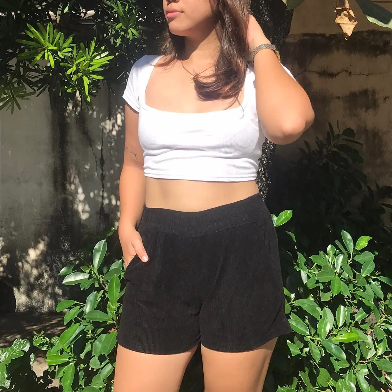 Highwaist Corduroy Womens Shorts