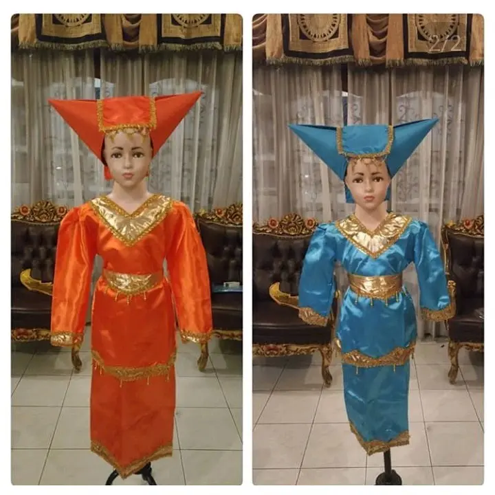 baju adat anak padang perempuan TK SD / baju adat minang