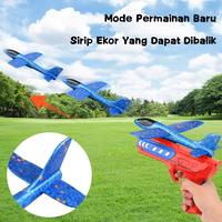 Gambar Gstar Mainan Anak Katapult Pesawat Plastik Usia 3 Tahun Keatas Alat Peluncur Pesawat Terbang Ber Cahaya dengan Dua Cara Bermain (Peluncuran & Lemparan), Jangkauan Jauh 20 Meter, Mainan Luar Ruangan & Hadiah Kreatif - Biru No Led dari Gstar Toys Online Mall Kab. Tangerang 3 Tokopedia