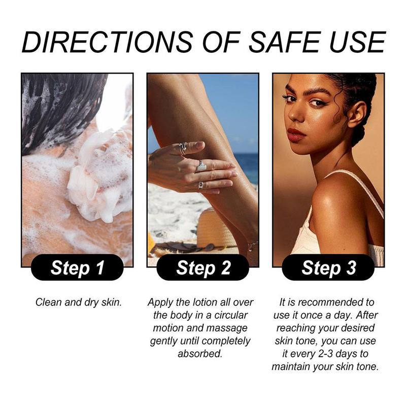 Product Introduction of Tanning Cream Original Summer Beach Bronzer Sunless Sunburn Repair Sunbeds Outdoor Nourish Dark Quickly Self Tanner Lotion 100ml 34