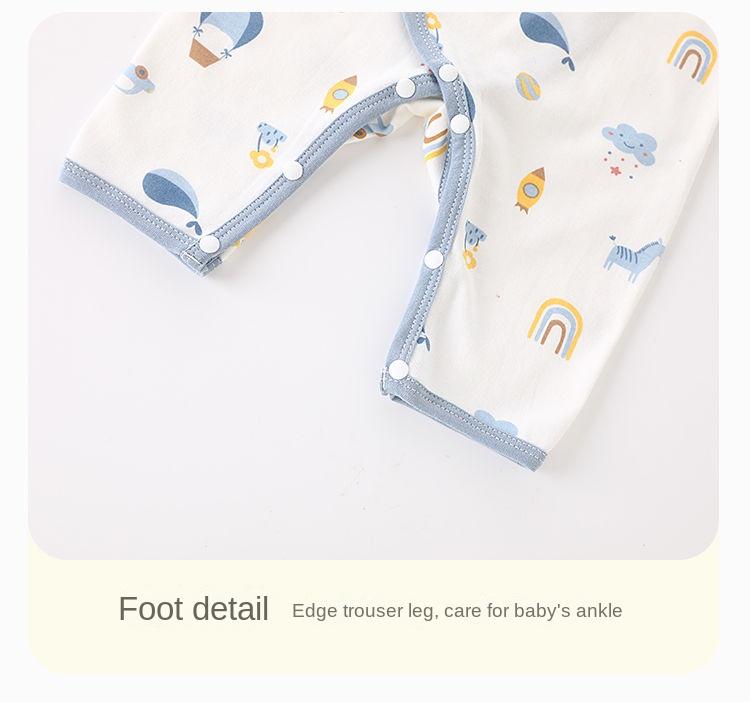 Product Introduction of Newborn Clothes Baby Romper Thin Spring and Autumn Pure Cotton Long Sleeve Baby Pajamas 20