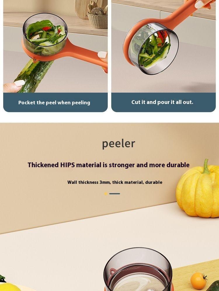 Product Introduction of Multifunctional Paring Knife Storage Type Household Kitchen Dedicated Fruit Potato Peeling Artifact Fruit Peeler Utensils 6