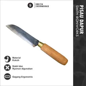 Smith Ironworks Pisau Dapur Serbaguna Baja Premium Murah Siap Pakai Kitchenware