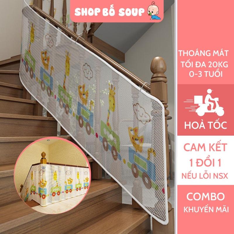  Lưới chắn cầu thang an toàn cho bé Shop Bố Soup Voi 