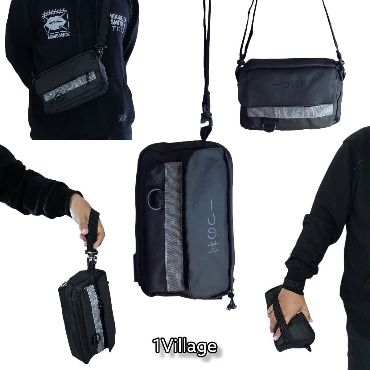 Handbag Clutch Tas Unisex Comfy POUCH BAG 2IN1 Pria Wanita Premium