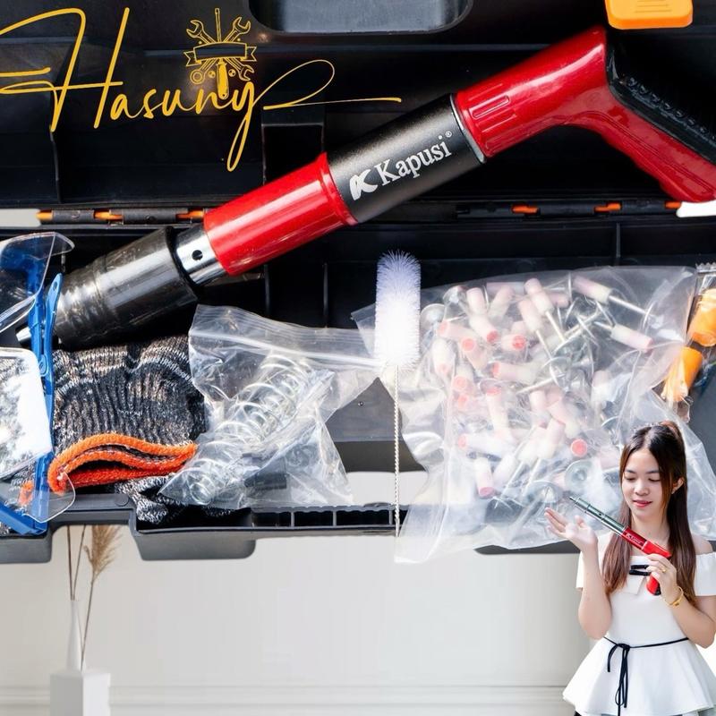 [Tặng 100 Đinh]+ Máy bắn dinh hạt nổ+tặng bộ lò xo +full phụ kiện may  bandinh may  bandinh