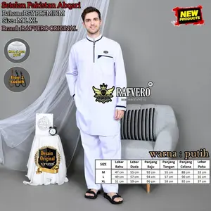 Koko Setelan Pria Dewasa Model Polos - Baju Muslim Pria Dewasa Terbaru - Kurta Jubah Gamis koko dewasa Ukuran M L XL Katun Nyaman Panjang Merah Tasbih Putih