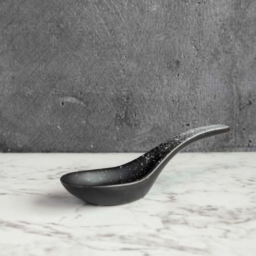 Gambar Black Kemuri Duck Spoon 15cm / Sendok Makan Keramik Jepang dari Brewsuniq Store Kota Medan Tokopedia