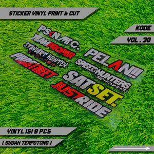 Sticker Vinyl Pack Print & Cut Vol.30 / Vol.31 / Vol.32 / Vol.33 / Vol.34 / Vol.35 / Vol.36 / Vol.37