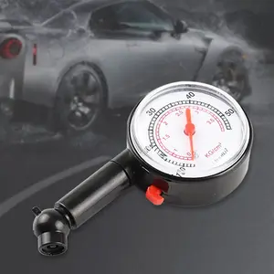 Ukuran Angin Bulat Ban Motor Mobil Tire Pressure Gauge Alat Ukur Angin Ukuran Tekanan Angin Bulat 0-100Psi