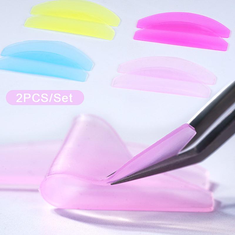 Miếng Lót Uốn Mi Bằng Silicon Siêu Mỏng, 1 Cặp, Cho Thanh Lông Mi, Màn Chắn…