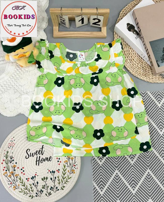 SET 5 BỘ-3 BỘ Bộ Đồ Mặc Nhà ÁO TAY CÁNH TIÊN CÓ NÚT GÀI quần LỬNG Nhiều Màu Chất Vải Tole Lanh 2 Da loại 1 Cho Bé Gái Mềm mịn mát có size từ 5-45kg