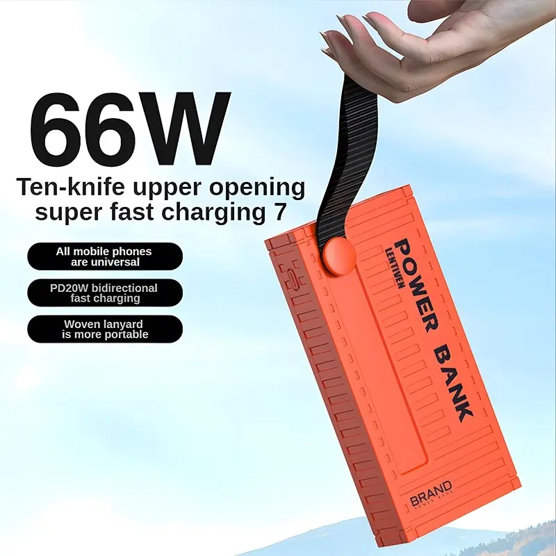 Powerbank 30000 mAh Mini with Fast Charging BH73/PowerBank 30000 mAh Fast Charging Dual Output Dual Input Portable Charger LED Display 5