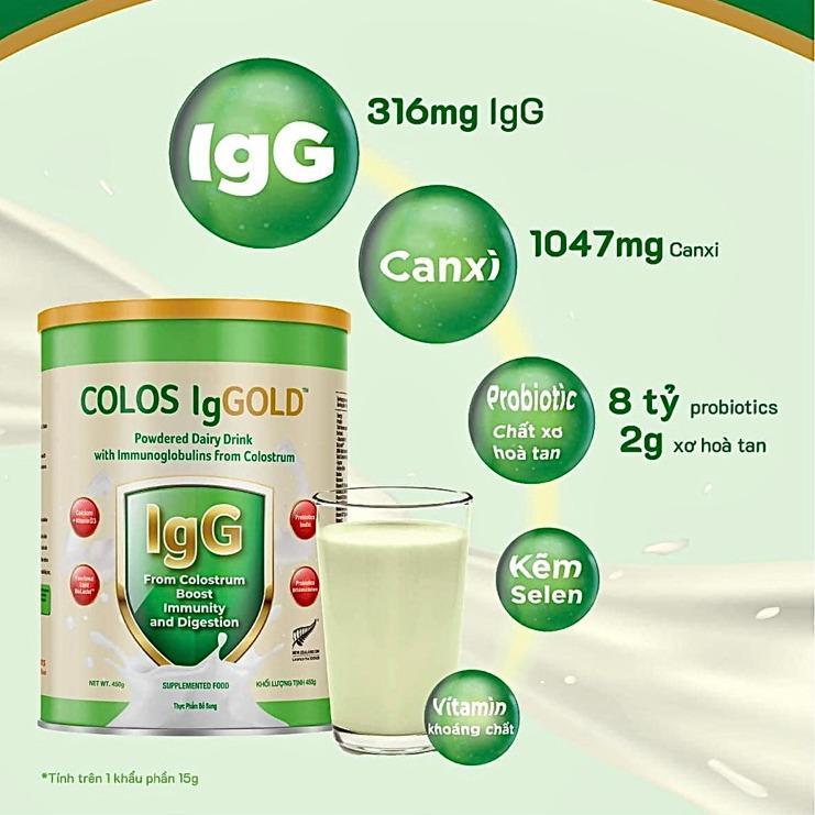 Sữa Colos lgGold của Care Fore Nutrition Global từ New Zealand Chính Hãng 450g 2