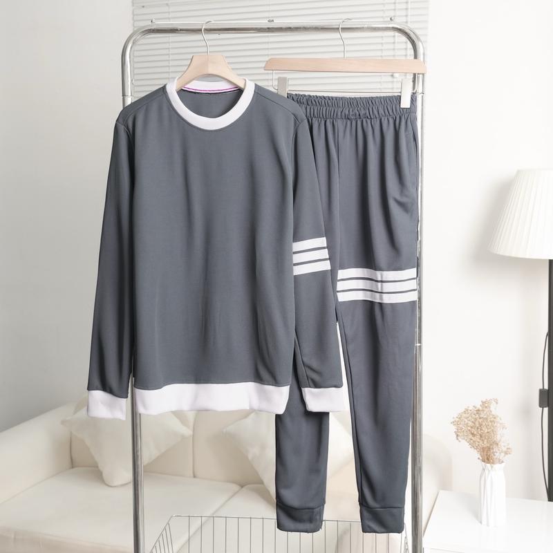 Set Bộ Thu Đông in Gấu Cute - Set Bộ Thu Đông Thom Thêu 3 Sọc - 2 Mẫu Phối Màu Siêu Đẹp Siêu Cute Nam Nữ Menswear Quần Áo bodo nam both ethao có thể giặt máy đen s đồ